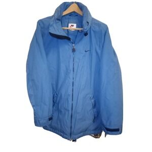 VTG Nike Winter Jacket Ski Coat Spell Out 90s Jacket Swoosh Medium